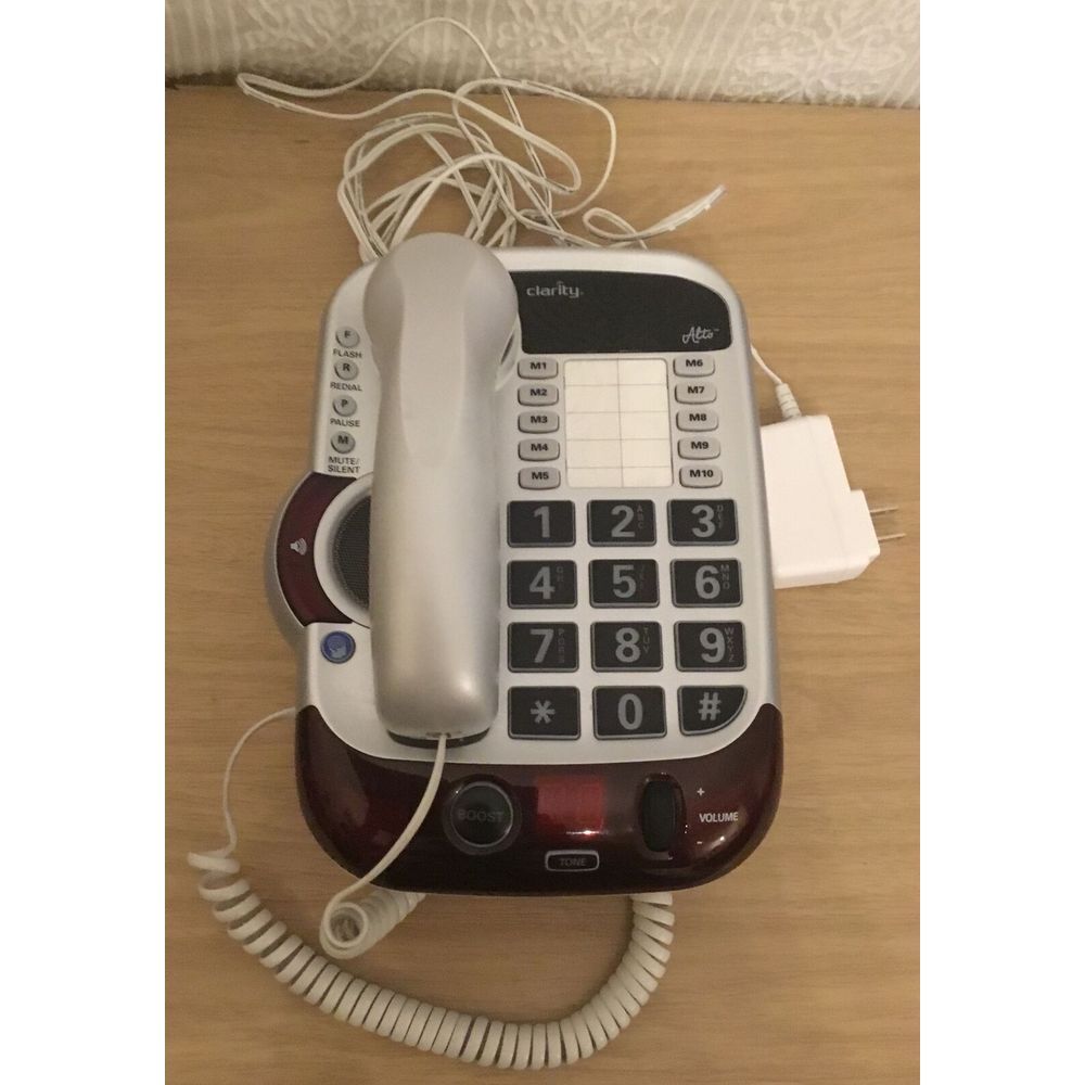 Clarity Alto‎ White Amplified Phone